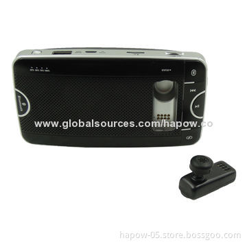 Car, Bluetooth Handsfree Kits with Earphone, Subwoofer Speaker, Recorder, Flashlight